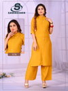 Rainbow Vol 2 By Sankheswer Vertican Plain Kurti With Bottom Suppliers In India